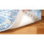 Tapis oriental bleu / crème touffeté à la main Saffron-1398959905