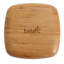 Assiette plate réutilisable en bambou