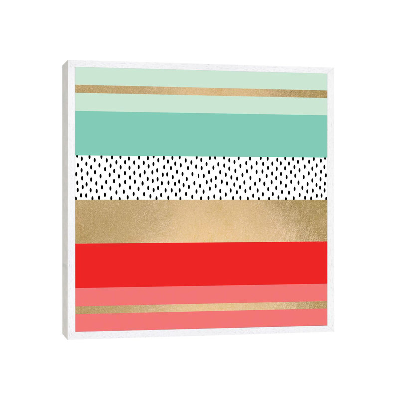Summer Fresh - Floater Frame Print on Canvas, 66.04 cm H x 66.04 cm W, White Framed