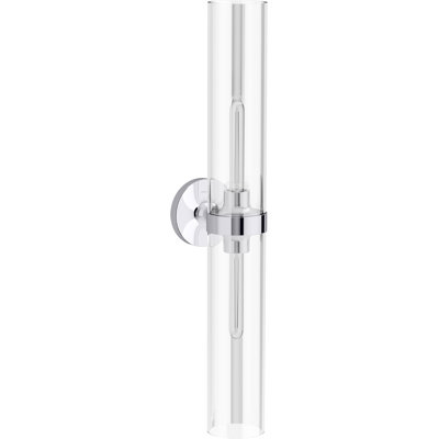 Purist 2 Light Indoor Bathroom Vanity Light Fixture, UL Listed