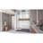 DreamLine Encore 32 inch D x 60 inch W x 78 3/4 inch H Semi-Frameless Bypass Shower Door in Chrome with Center Drain White Shower Base Kit-29346420-29346425-132254061