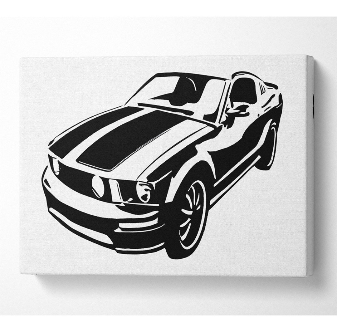 Ford Mustang - Kunstdrucke auf Leinwand - Wrapped Canvas