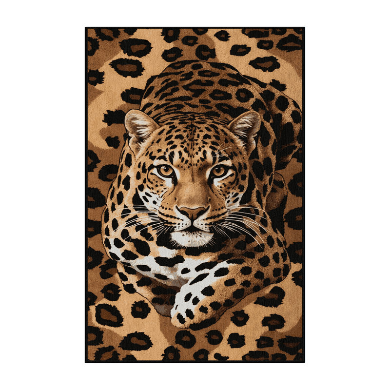  Tapis léopard lavable lavable, Tapis de couloir 2 pi x 5 pi