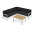 Travira 4 Piece Sectional Set with Cushions-399952793-399952486