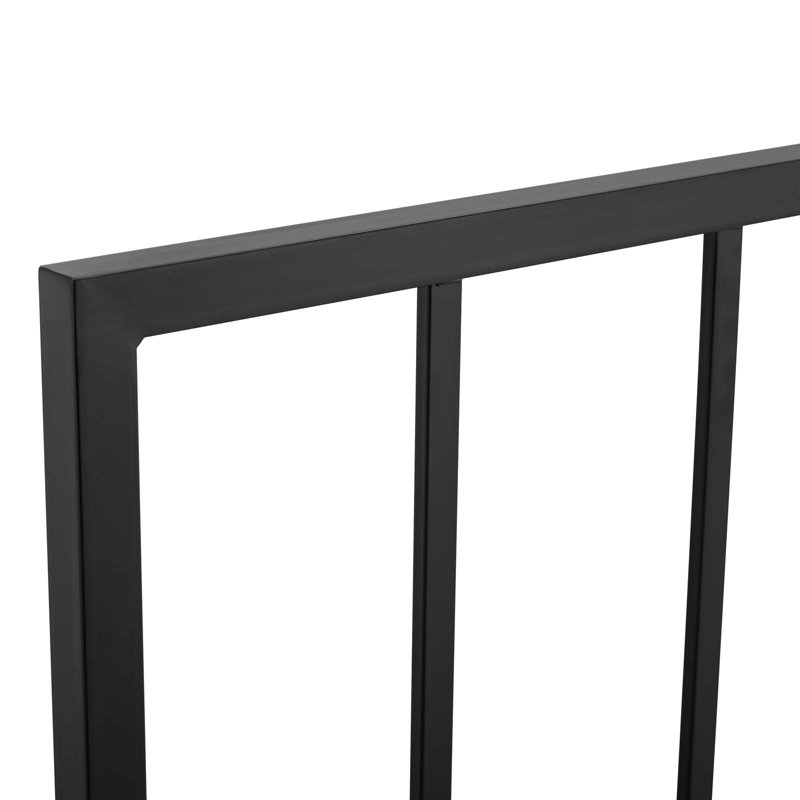 Tatum Metal Headboard, Black, King