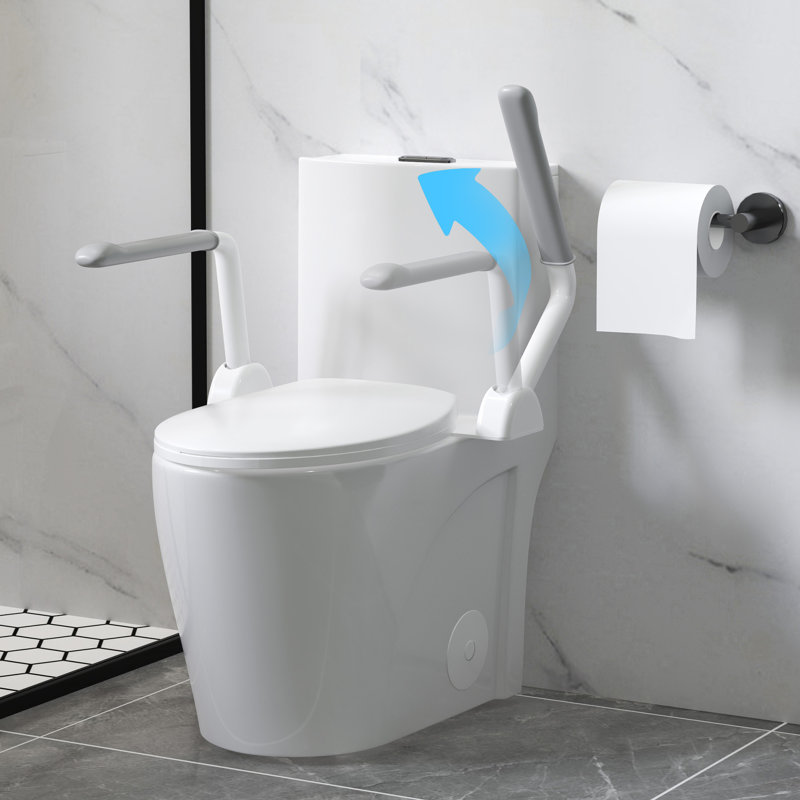 Toilet Safety Rails For Inclusive Safety For All, Adjustable Armrest, Space Saving, Stylish And Durable
