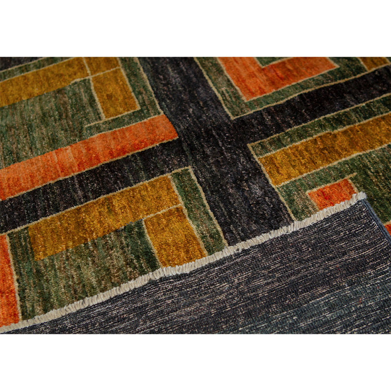 Wool Geometric Indoor Rug