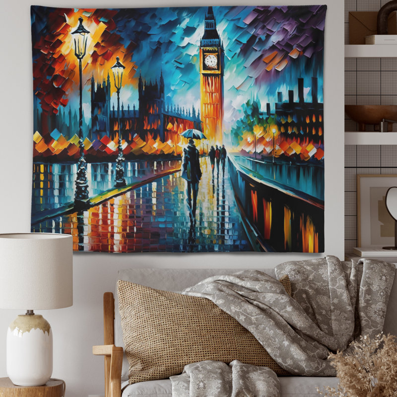Polyester Tapestry, 32" H x 39" W
