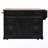 Rolling Storage Kitchen Island with Sliding Barn Door & Spice Rack-828425585