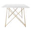 Direen Faux Marble Top Dining Table-1766113394