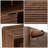 58'' Sideboard Storage Cabinet with Doors and Shelves for Dining Room, Living Room, Hallway and Entryway-1121273025