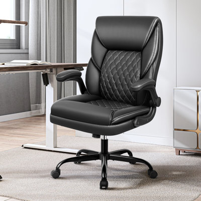 Fauteuil de bureau ergonomique en similicuir