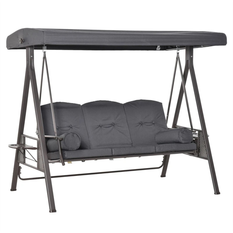 Calaw 3 Person Porch Swing with Canopy