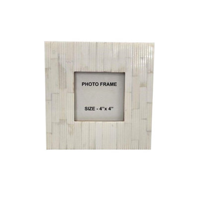 Dorcia White Bone Picture Frame