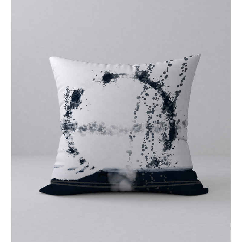 Abstract Reversible Throw Pillow, 20" x 20"
