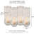 6.25'' H Glass Tabletop Votive Holder