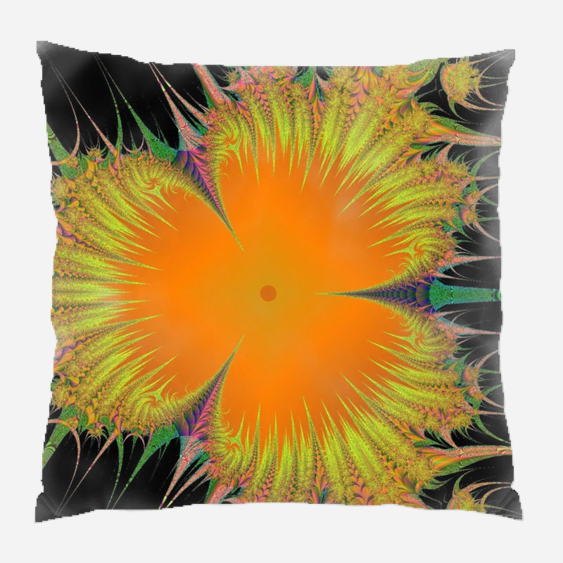 Coussin décoratif fleur