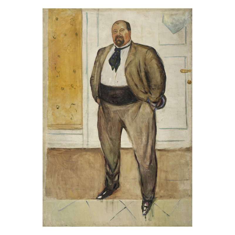 «Consul Christen Sandberg» par Edvard Munch - estampe numérique, H 28 po x l 22 po