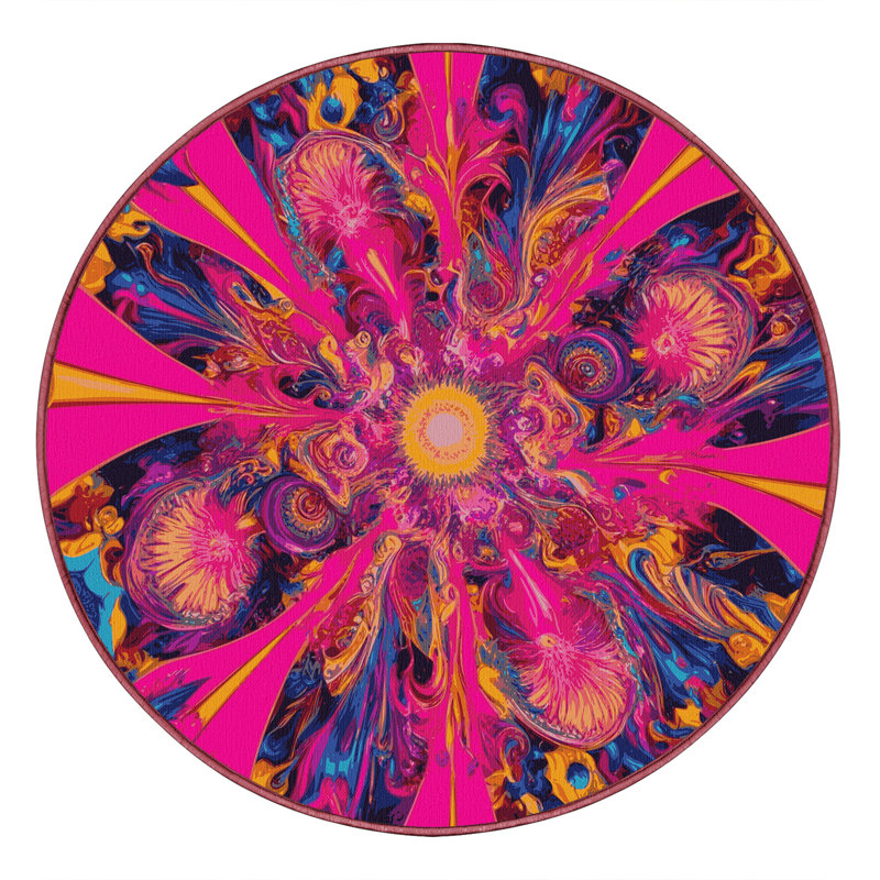 Hypno Pulse Rug, Round 4'