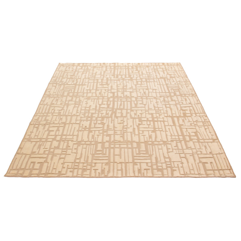Tapis crème unique 7 pi 11 po x 9 pi 9 po Tangier