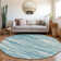 Premium Machine Washable Prisco Teal Rug