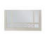 Miroir d'appoint mural en résine blanc