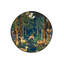 Tapis décoratif rétro à motif de forêt et de cerf sur le thème de la forêt-214010132