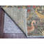 12'x15'5" Gray Peshawar Birds Design Hand Knotted Soft Wool Oversized Rug BA783ACABDFC43E4BBCE50C54BACBE0C