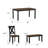 Fenrys 6-Person Solid Wood Dining Set