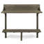 Table de balcon d'extérieur grise - Fabriquée en bois de qualité - Idéale pour les pique-niques sur votre terrasse