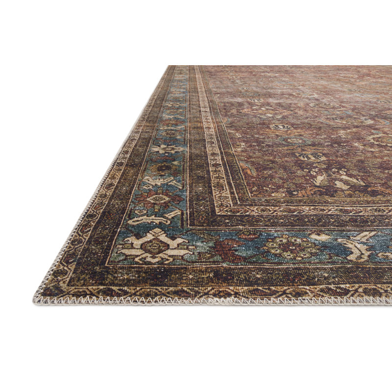 Gertrudes Oriental Indoor Rug, Rectangle 7'6" x 9'6"