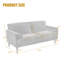 Carmelinda 62.6'' Corduroy Sofa-1360631625