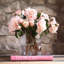 Arrangement floral rosé rose
