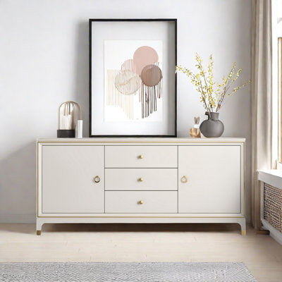 Buffet moderne avec 2 portes et 3 tiroirs
