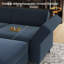 Canapé modulaire rembourré avec repose-pieds-1793970791