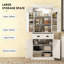 Armoire de cuisine de style nordique avec lumières DEL-490367921