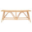 Table basse en bois massif Curtis