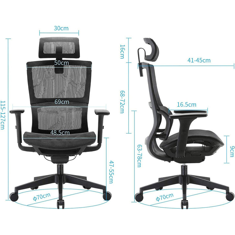 Anavilhanas Office Chair, Grey