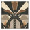 Tapis brun doux et moelleux à motif géométrique à motif géométrique en forme de palmier Temaraia