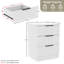 Tanishi 3 Drawer Bedside Chest Modern Bedroom Nightstand-1360506944