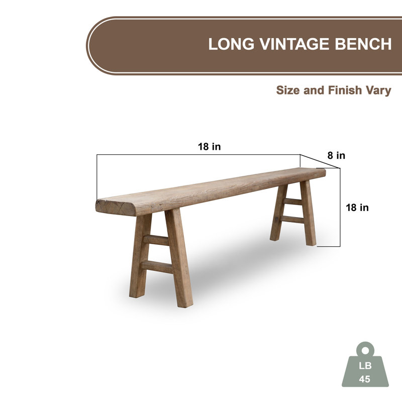 Banc en bois 