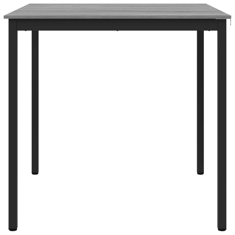 Standing Bar Table Engineered Wood, 105cmH x 110cmL x 110cmW, Grey