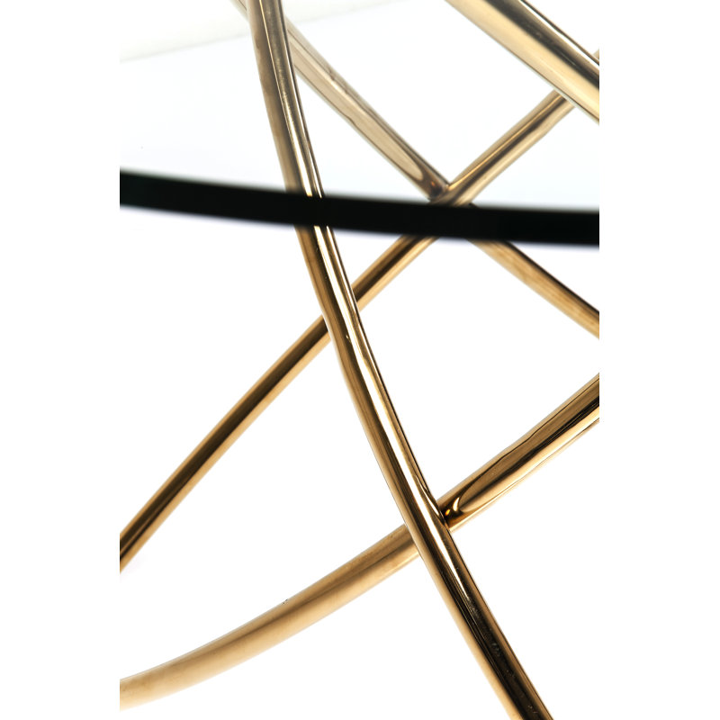 Molekular Dining Table, Gold