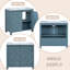 Meuble-lavabo simple 36 po avec comptoir en céramique 36 po-622933765