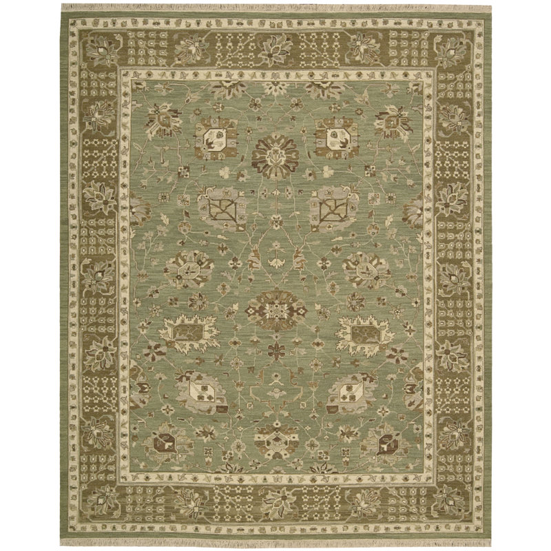 Zinvor Wool Oriental Indoor Rug, Rectangle 5'6" x 7'5"