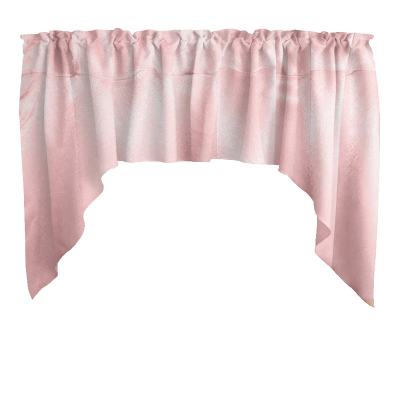 Cantonnière l 72 po Swag, Rose