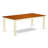 7 Piece Kitchen Table & Chairs Set Consist of a Rectangle Dining Room Table with Butterfly Leaf and 6 Dining Chairs, Buttermilk & Cherry-49667111-49667113-124189403