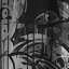 Noir et blanc Graffiti Cosmic I - Rideau abstrait - Rideau géométrique occultant en velours - 1 panneau-1154462087