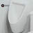 Voltaire Waterless Urinal in White