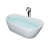 63'' x 31'' Freestanding Soaking Acrylic Bathtub